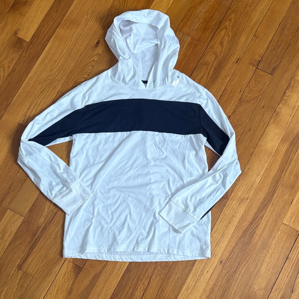 Kids White and Black Hoodie